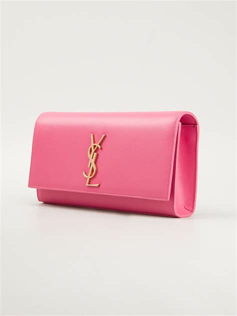 ysl pink clutch|Clutches Handbags Collection for Women .